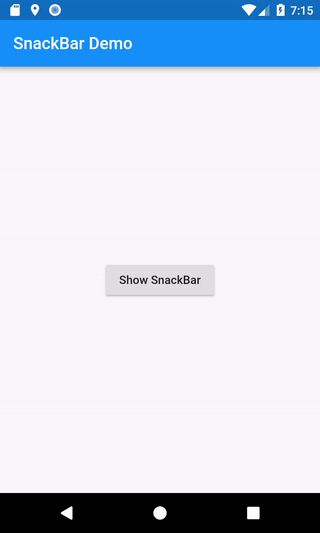 SnackBar Demo