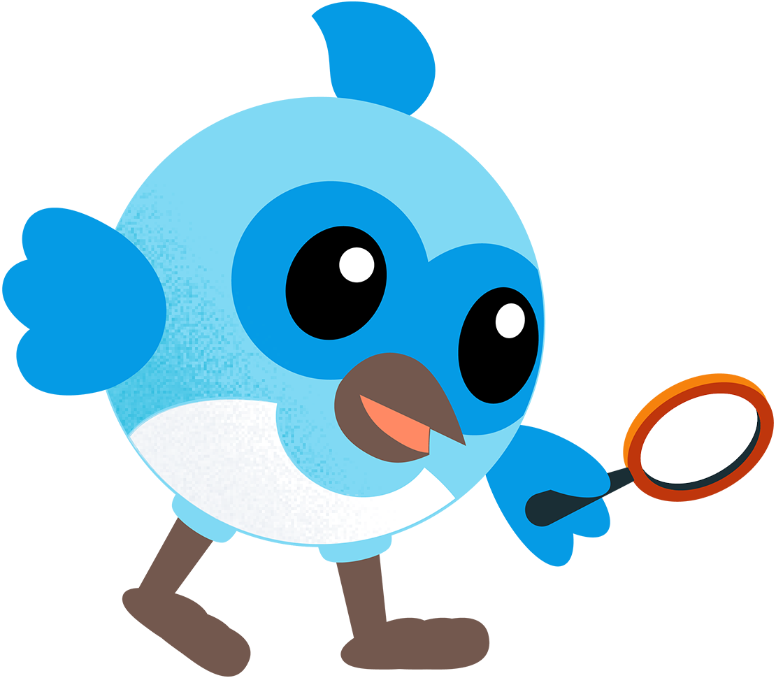 Dash with magnifying glass