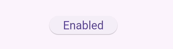 A GIF of an elevated button with the text 'Enabled'
